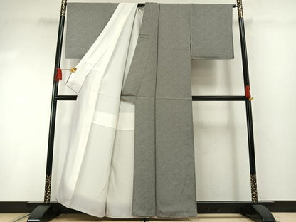 平和屋着物●江戸小紋　小花文　正絹　逸品　AABH0615fy