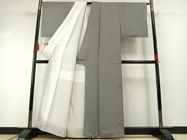 平和屋着物●江戸小紋　小花文　正絹　逸品　AABH0615fy
