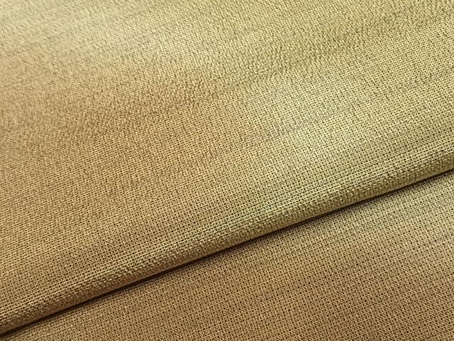 平和屋着物●本塩沢　やまだ織　訪問着　染色作家　桐村博　流水文　正絹　逸品　AABH0618fy