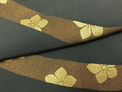 平和屋着物●訪問着　竹屋町刺繍　鬘帯　金彩　まるやま扱い　正絹　逸品　未使用　AABH0619fy