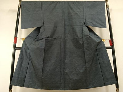 平和屋着物●男性　本場大島紬　亀甲絣　正絹　逸品　AABH0627fy