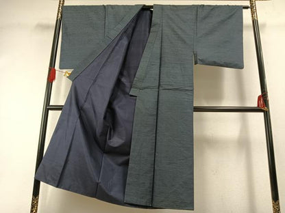 平和屋着物●男性　本場大島紬　亀甲絣　正絹　逸品　AABH0627fy