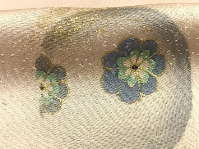 平和屋着物●訪問着　花丸文　暈し染め　金彩　正絹　逸品　AABH0635fy