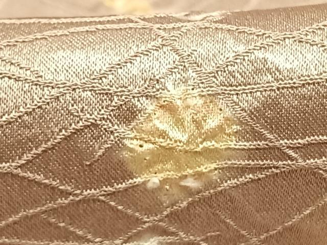 平和屋着物●上質な小紋　絞り　霞文　正絹　逸品　未使用　AABH0636fy