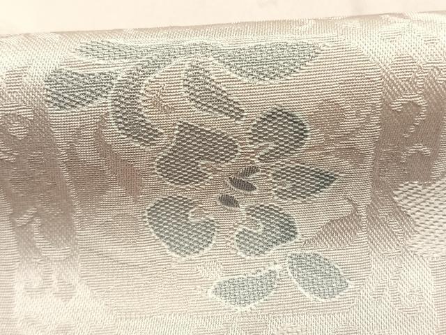 平和屋着物●上質な小紋　地紋起こし　色紙花文　暈し染め　正絹　逸品　AABH0644fy