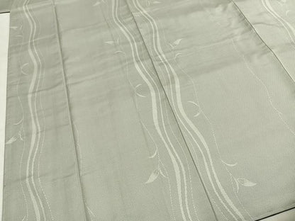 平和屋着物●お召　蔦の葉間道　正絹　逸品　未使用　AABH0652fy