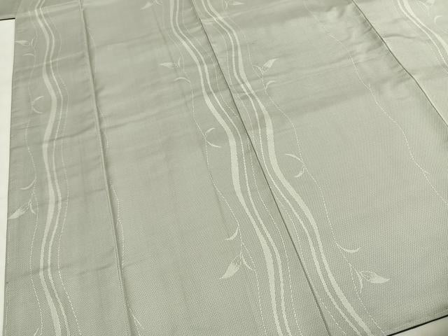 平和屋着物●お召　蔦の葉間道　正絹　逸品　未使用　AABH0652fy