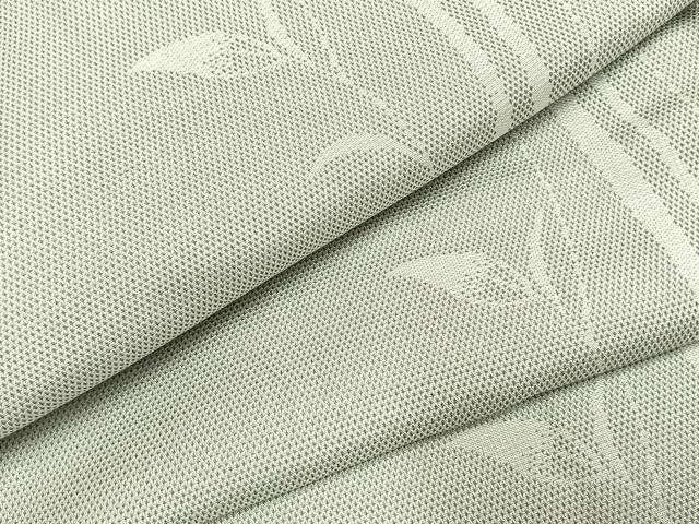 平和屋着物●お召　蔦の葉間道　正絹　逸品　未使用　AABH0652fy