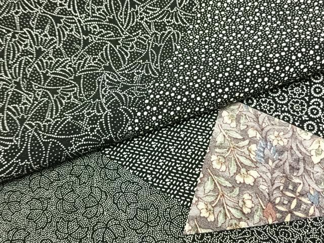 平和屋着物●伝統工芸士 染谷梅治　小紋　百柄　さが美扱い　正絹　逸品　AABH0694fy