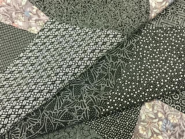 平和屋着物●伝統工芸士 染谷梅治　小紋　百柄　さが美扱い　正絹　逸品　AABH0694fy