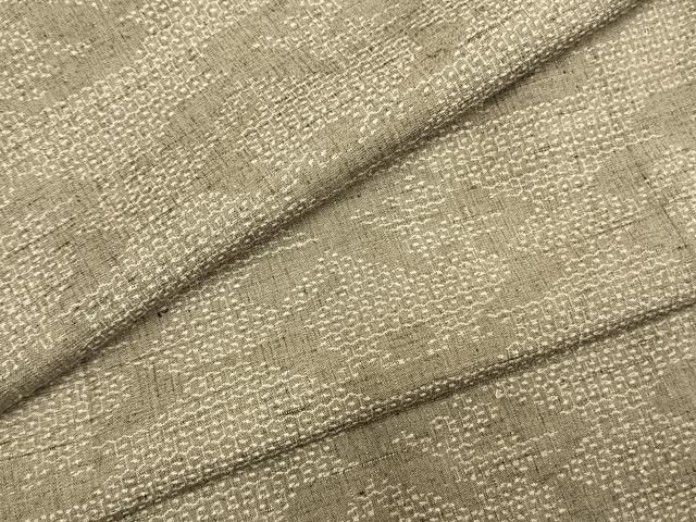 平和屋着物●結城紬　おく玉　手織　80亀甲　有栖川文様　さが美扱い　証紙付き　正絹　逸品　AABH0695fy