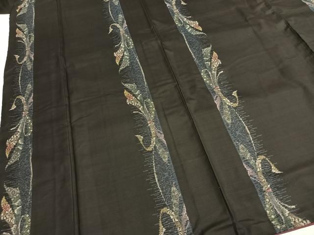 平和屋着物●本場大島紬　カタス9マルキ　束ね熨斗花文　やまと誂製　正絹　逸品　AABH0698fy