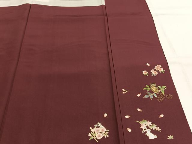 平和屋着物●本場大島紬　カタス9マルキ　束ね熨斗花文　やまと誂製　正絹　逸品　AABH0698fy