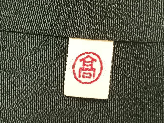 平和屋着物●創業460年・千總　黒留袖　駒刺繍　熨斗花鳥文　金彩　高島屋扱い　正絹　逸品　AABH0717fy 平和屋着物○創業460年・千總 黒留袖 駒刺繍 熨斗花鳥文