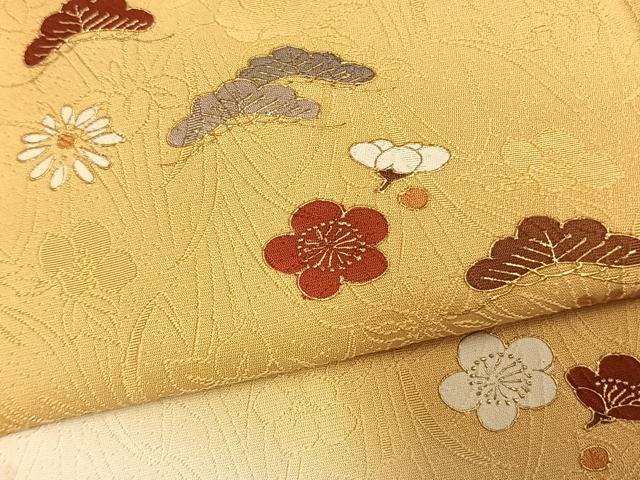 平和屋着物●訪問着　松　暈し染め　金糸　金彩　正絹　逸品　AABH0616fy 平和屋着物○訪問着 松 梅 暈し染め 金彩 正絹 逸品 AABH0719fy