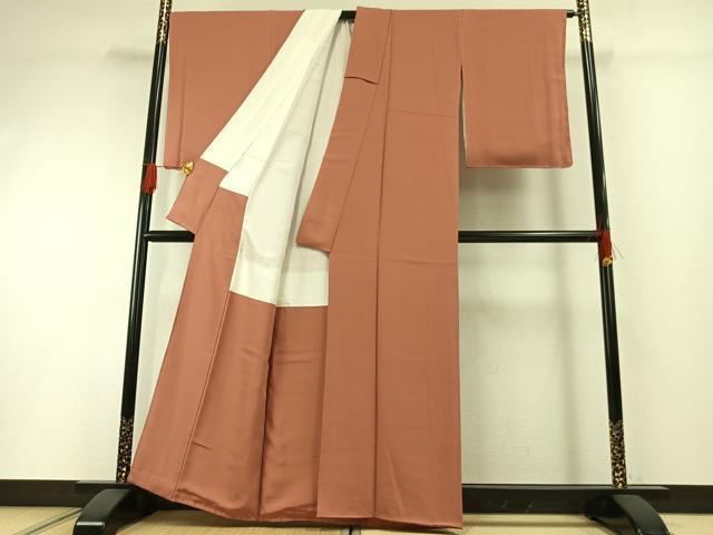 平和屋着物●上質な色無地　東雲色　正絹　逸品　未使用　AABH0723fy 平和屋着物○上質な色無地 東雲色 正絹 逸品 未使用 AABH0723fy