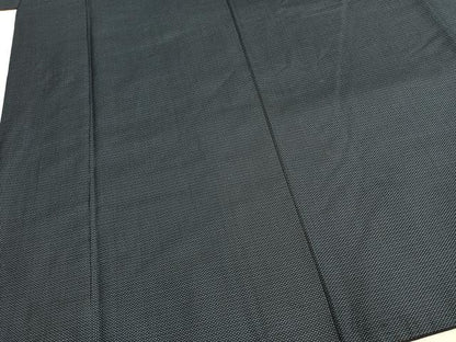 平和屋着物●男性　紬　アンサンブル　亀甲柄　キングサイズ　正絹　逸品　AABH0745fy