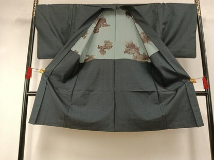 平和屋着物●男性　本場大島紬　アンサンブル　100亀甲　総詰め　キングサイズ　正絹　逸品　AABH0746fy