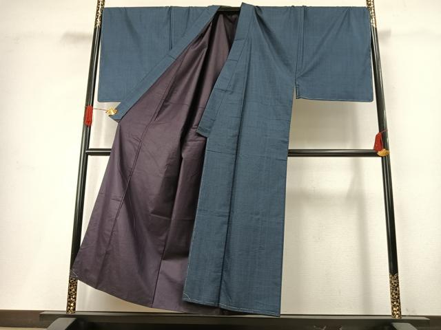 平和屋着物●男性　本場大島紬　アンサンブル　80亀甲　総詰め　キングサイズ　正絹　逸品　未使用　AABH0759fy