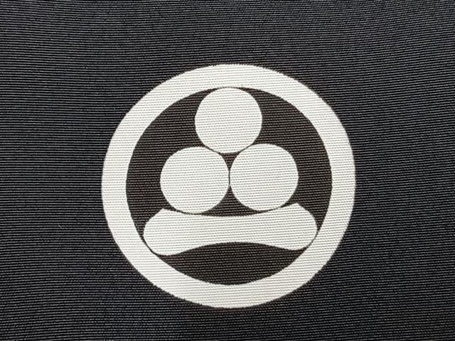 平和屋着物●男性　黒紋付・羽織セット　正絹　逸品　未使用　AABH0763fy