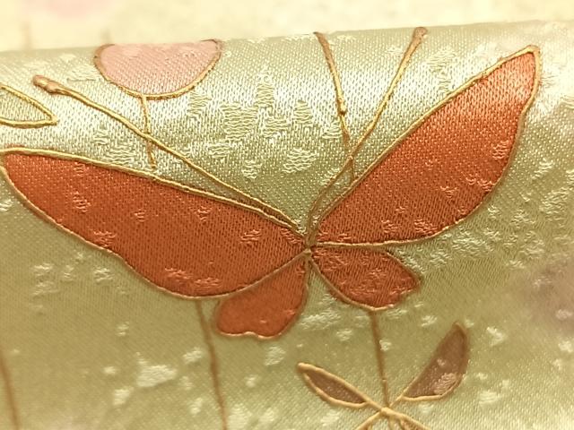 平和屋着物●訪問着　絞り　花蝶文　金彩　正絹　逸品　AABH0766fy 平和屋着物○訪問着 絞り 花蝶文 金彩 正絹 逸品 AABH0766fy