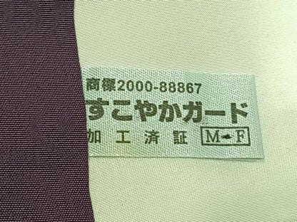 平和屋着物●伝統工芸士　廣瀬雄望　江戸小紋　角通し　正絹　逸品　AABH0768fy