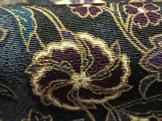平和屋着物●訪問着　作家物　幸廣　更紗花文　さが美扱い　正絹　逸品　AABH0774fy 平和屋着物○訪問着 作家物 幸廣 更紗花文 さが美扱い 正絹 逸品