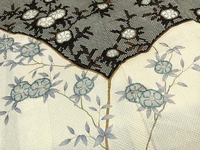 平和屋着物●訪問着　辻が花　絞り　金彩　三越扱い　正絹　逸品　AABH0792fy