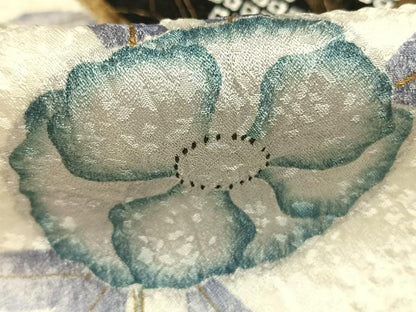 平和屋着物●訪問着　辻が花　絞り　金彩　三越扱い　正絹　逸品　AABH0792fy