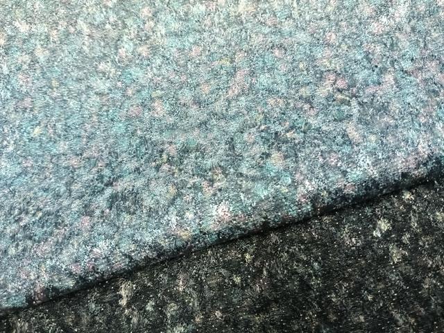 平和屋着物●訪問着　作家物　霞文　暈し染め　銀通し地　正絹　逸品　AABH0803fy