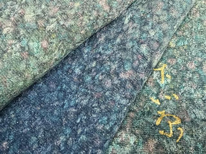 平和屋着物●訪問着　作家物　霞文　暈し染め　銀通し地　正絹　逸品　AABH0803fy