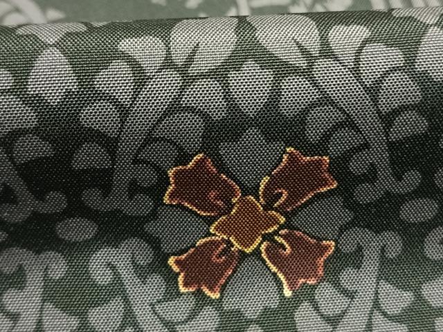 平和屋着物●本場大島紬　染大島　訪問着　吉祥花文　ロング丈　正絹　逸品　未使用　AABH0804fy