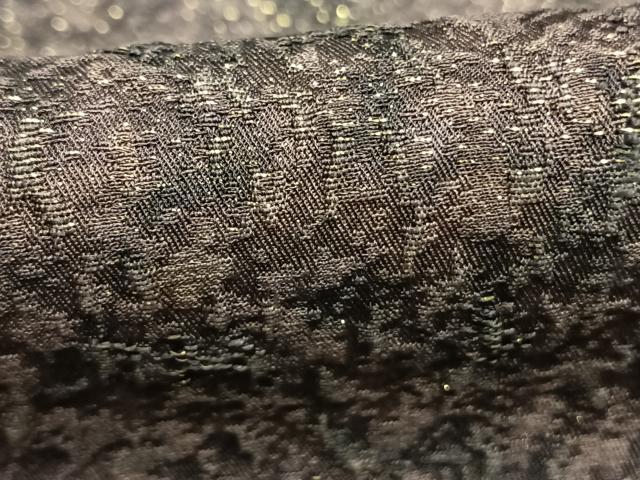 平和屋着物●上質な小紋　霞文　暈し染め　金通し地　正絹　逸品　AABH0810fy