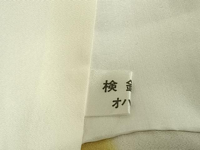 平和屋着物●訪問着　友禅　草花文　金彩　正絹　逸品　AABH0831fy