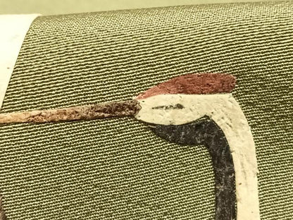 平和屋着物●蓑虫工芸作家　田尾笛秋　訪問着　鶴　暈し染め　正絹　逸品　未使用　AABH0832fy
