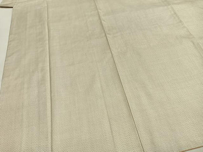 平和屋着物●本場大島紬　白大島　一元絣　正絹　逸品　AABH0854fy