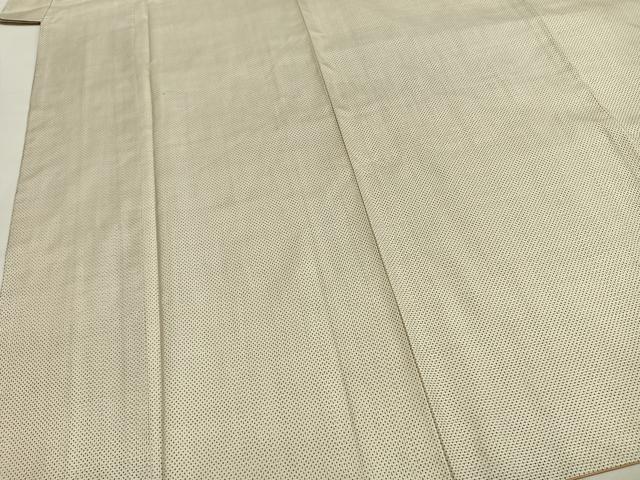 平和屋着物●本場大島紬　白大島　一元絣　正絹　逸品　AABH0854fy