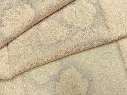 平和屋着物●長襦袢　無双仕立て　蔦の葉文　暈し染め　正絹　逸品　AABH0860fy