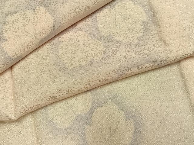 平和屋着物●長襦袢　無双仕立て　蔦の葉文　暈し染め　正絹　逸品　AABH0860fy