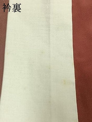 平和屋着物●振袖用長襦袢　無双仕立て　舞蝶地紋　広衿仕立て　金襴　正絹　逸品　AABH0861fy 平和屋着物○振袖用長襦袢 無双仕立て 舞蝶地紋 広衿仕立て 金襴