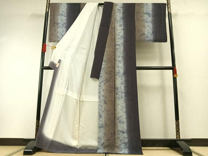 平和屋着物●上質な紬　間道　正絹　逸品　未使用　AABH0868fy