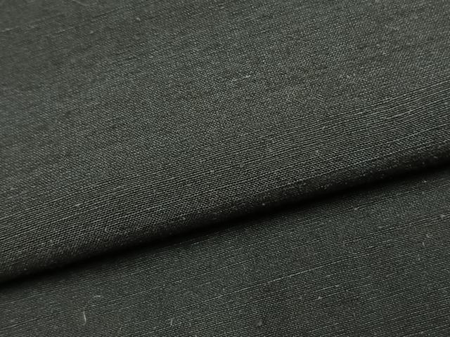 平和屋着物●男性　紬　アンサンブル　留紺色　正絹　逸品　AABH0880fy