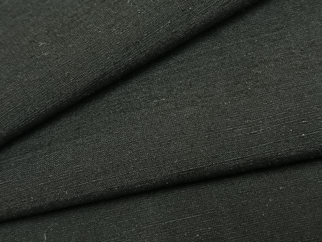平和屋着物●男性　紬　アンサンブル　留紺色　正絹　逸品　AABH0880fy