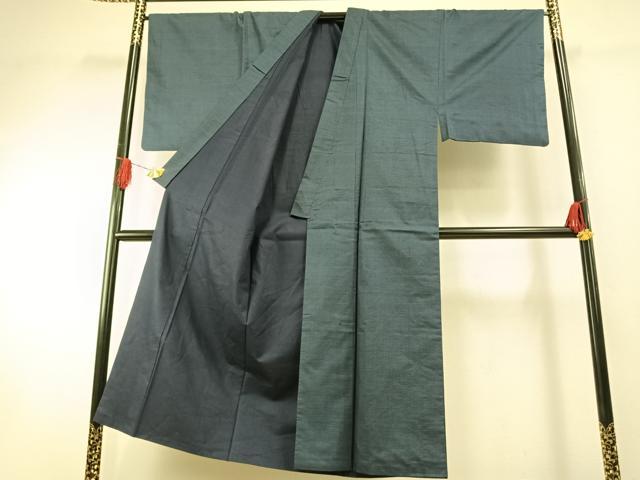 平和屋着物●男性　本場大島紬　アンサンブル　100亀甲　総詰め　正絹　逸品　AABH0883fy