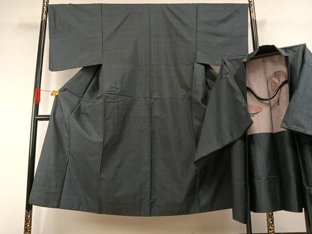 平和屋着物●男性　本場大島紬　アンサンブル　亀甲絣　正絹　逸品　AABH0889fy