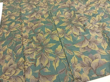 平和屋着物●本場大島紬　一元絣　舞葉文　正絹　逸品　AABH0895fy
