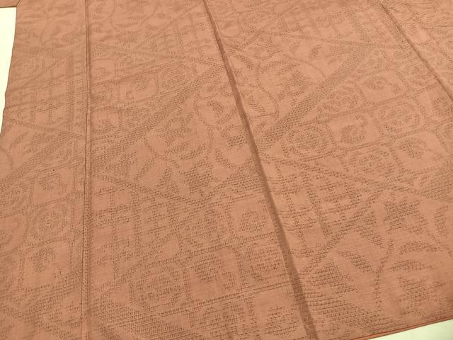 平和屋着物●結城紬　80亀甲　檜垣花文　正絹　逸品　AABH0901fy 平和屋着物○結城紬 80亀甲 檜垣花文 正絹 逸品 AABH0901fy