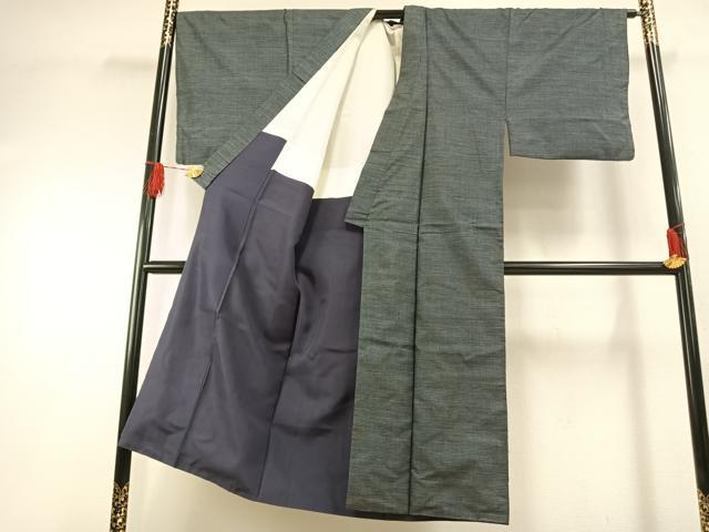 平和屋着物●男性　本場大島紬　アンサンブル　100亀甲　総詰め　正絹　逸品　AABH0902fy