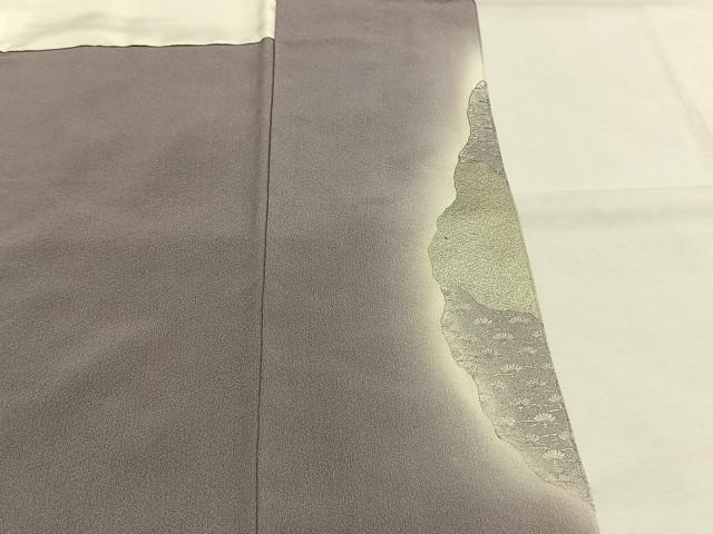 平和屋着物●松尾光琳　色留袖　かるた　銀彩　さが美扱い　正絹　逸品　未使用　AABH0905fy