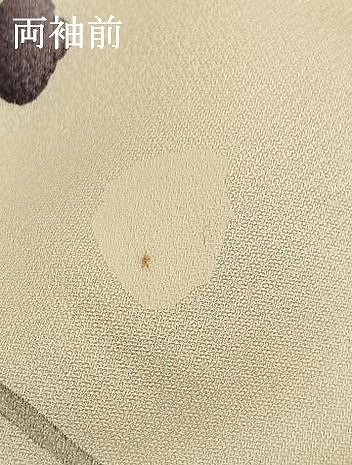 平和屋着物●上質な小紋　枝花文　正絹　逸品　AABH0917fy